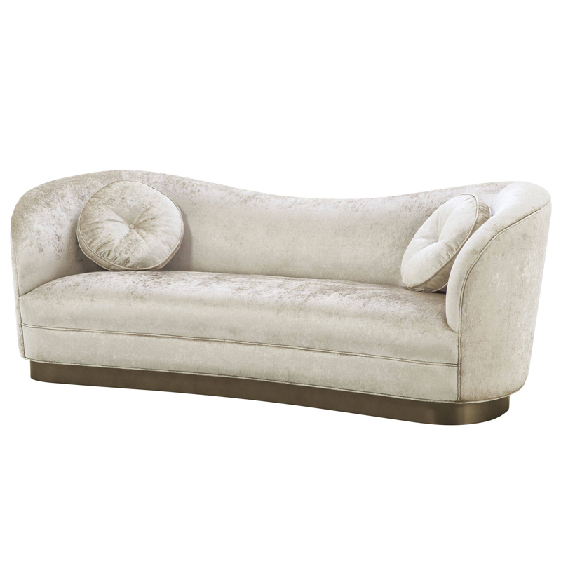 Диван Eichholtz Sofa Jackie Бежевый Бронза Диван Eichholtz Sofa Jackie Бежевый Бронза в Челябинске | Loft Concept