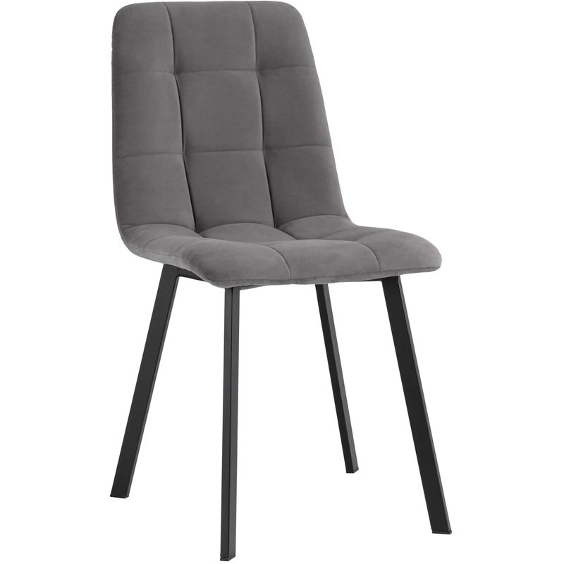 Стул NANCY S Chair Темно-Серый Серый бетон Черный Стул NANCY S Chair Темно-Серый Серый бетон Черный в Челябинске | Loft Concept
