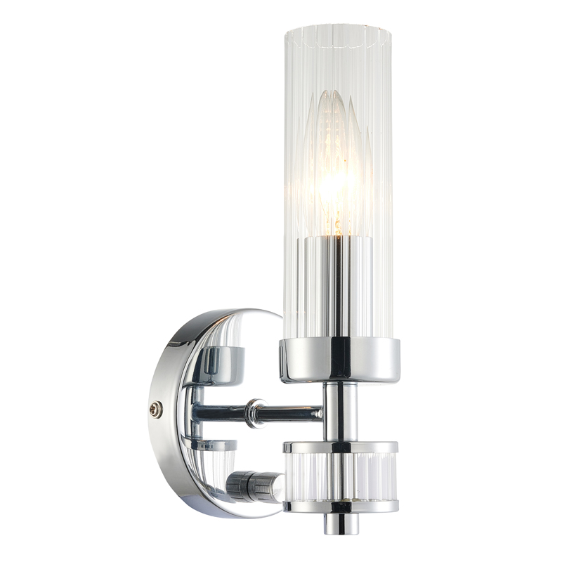 Бра Jeanette Chromium Sconce Хром Прозрачный Бра Jeanette Chromium Sconce Хром Прозрачный в Челябинске | Loft Concept