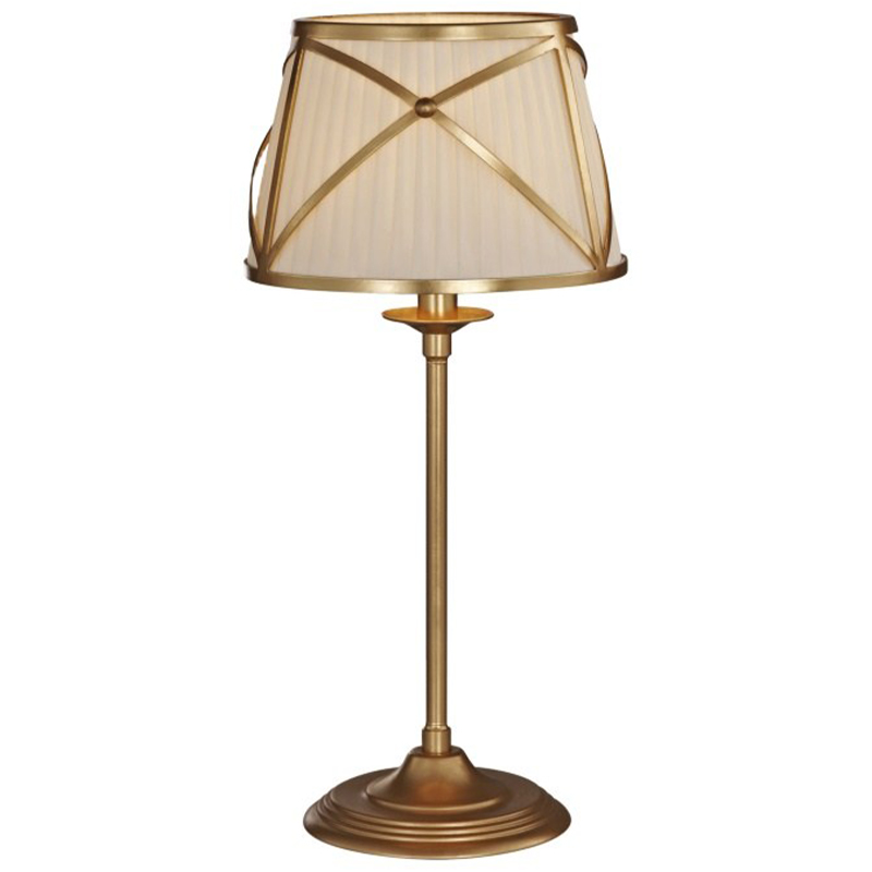 Настольная лампа с абажуром Provence Lampshade Light Gold Table Lamp Золотой Бежевый Настольная лампа с абажуром Provence Lampshade Light Gold Table Lamp Золотой Бежевый в Челябинске | Loft Concept