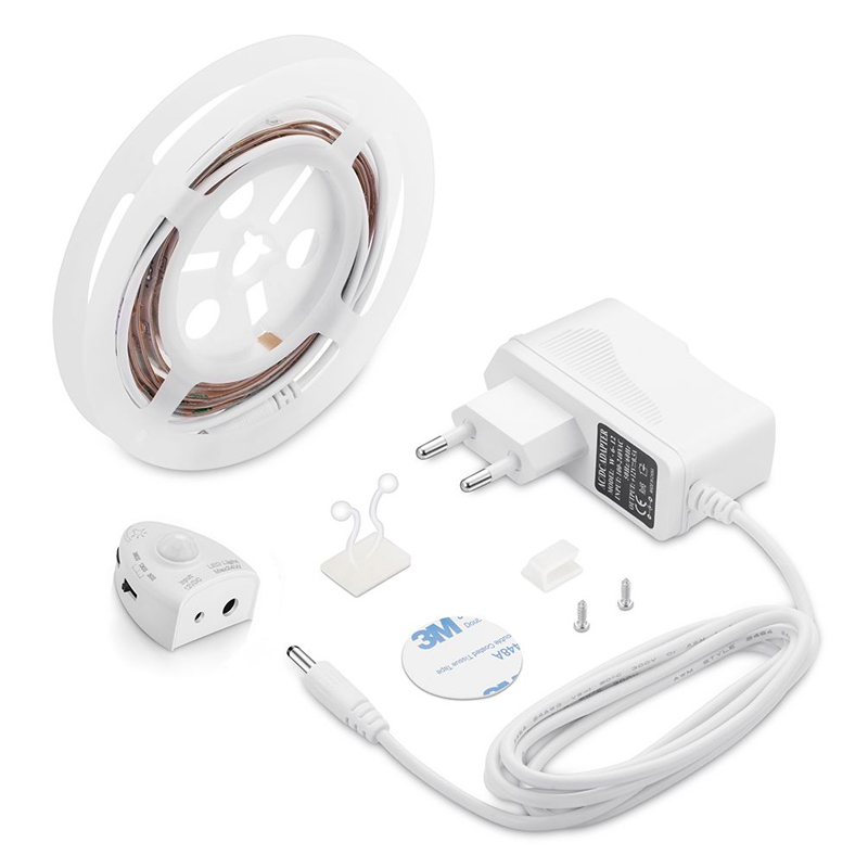 Комплект светодиодной ленты 7,2W/m 30LED/m 5050SMD 0,5М разноцветная Белый в Челябинске | Loft Concept 