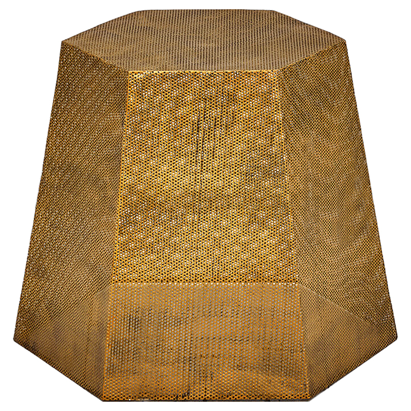 Приставной стол Gold Mesh side table Золотой Приставной стол Gold Mesh side table Золотой в Челябинске | Loft Concept
