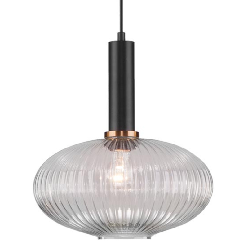 Светильник Ferm Living chinese lantern Сlear I Прозрачное Стекло Черный Светильник Ferm Living chinese lantern Сlear I Прозрачное Стекло Черный в Челябинске | Loft Concept