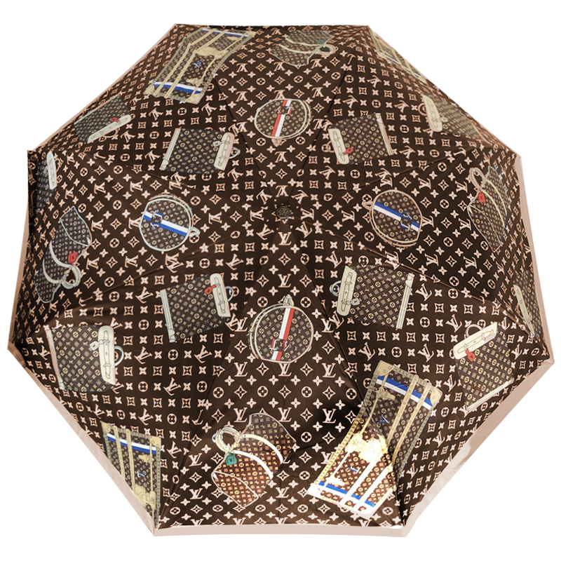 Зонт раскладной LOUIS VUITTON дизайн 016 Коричневый цвет Коричневый Зонт раскладной LOUIS VUITTON дизайн 016 Коричневый цвет Коричневый в Челябинске | Loft Concept