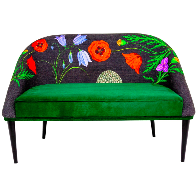 Диван Sofa poppies Зеленый Диван Sofa poppies Зеленый в Челябинске | Loft Concept