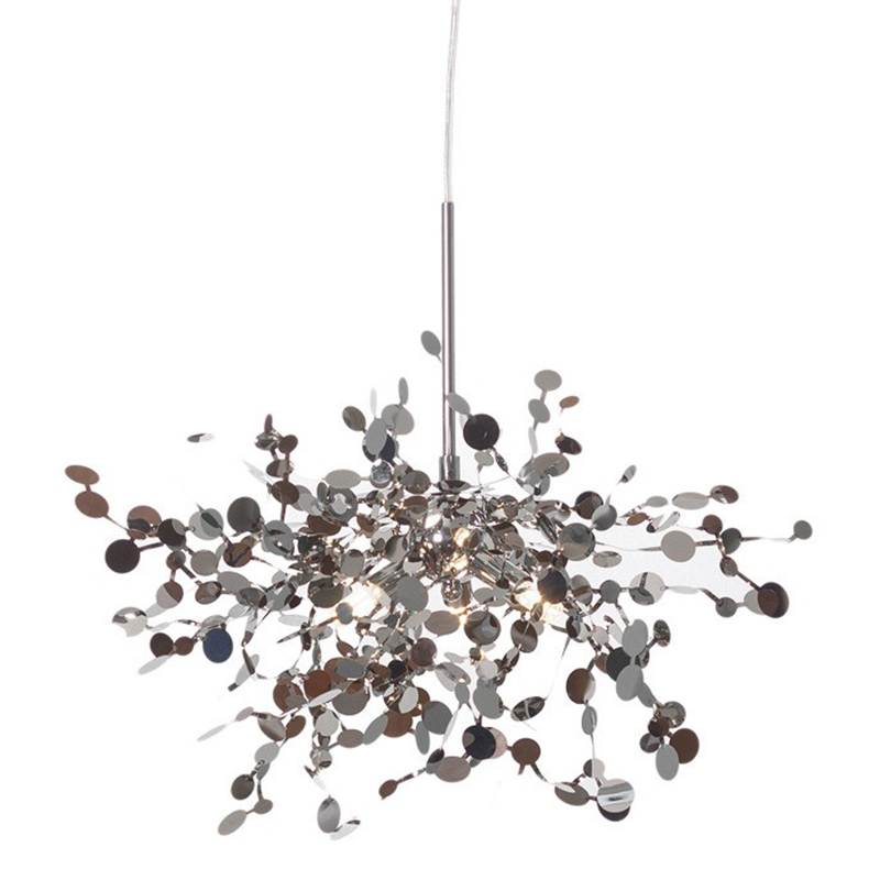 Люстра Terzani Argent Suspension Silver Pendant lamp 40 Хром Люстра Terzani Argent Suspension Silver Pendant lamp 40 Хром в Челябинске | Loft Concept