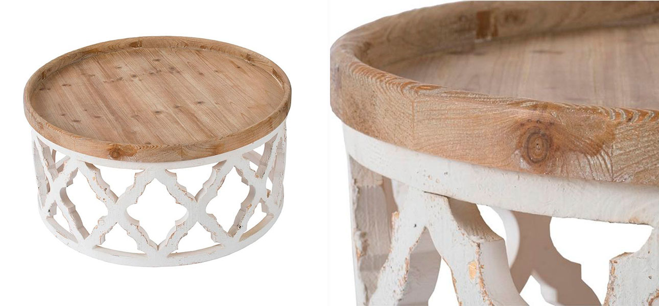 Приставной стол низкий Panfilu Wooden Side Table  - фото №1