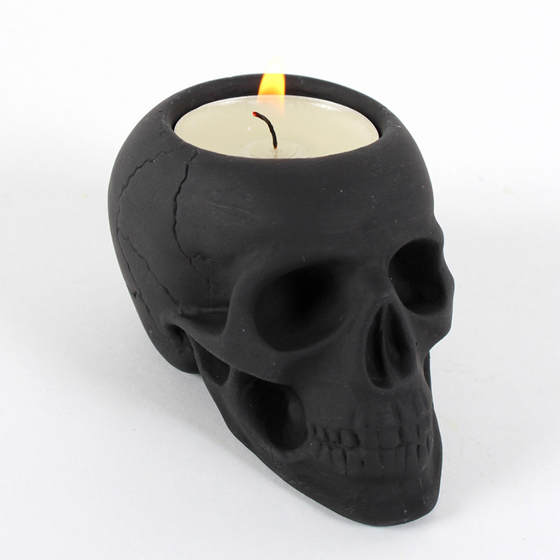 Подсвечник Black Skull Черный Подсвечник Black Skull Черный в Челябинске | Loft Concept