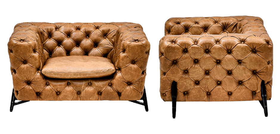 Кресло Hendrica Capitone Chair Кресло Hendrica Capitone Chair - Loft-Concept в Челябинске