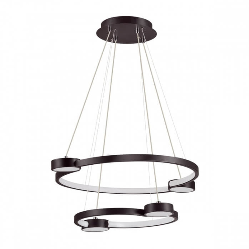 Люстра Lerida Round Черная Черный Люстра Lerida Round Черная Черный в Челябинске | Loft Concept