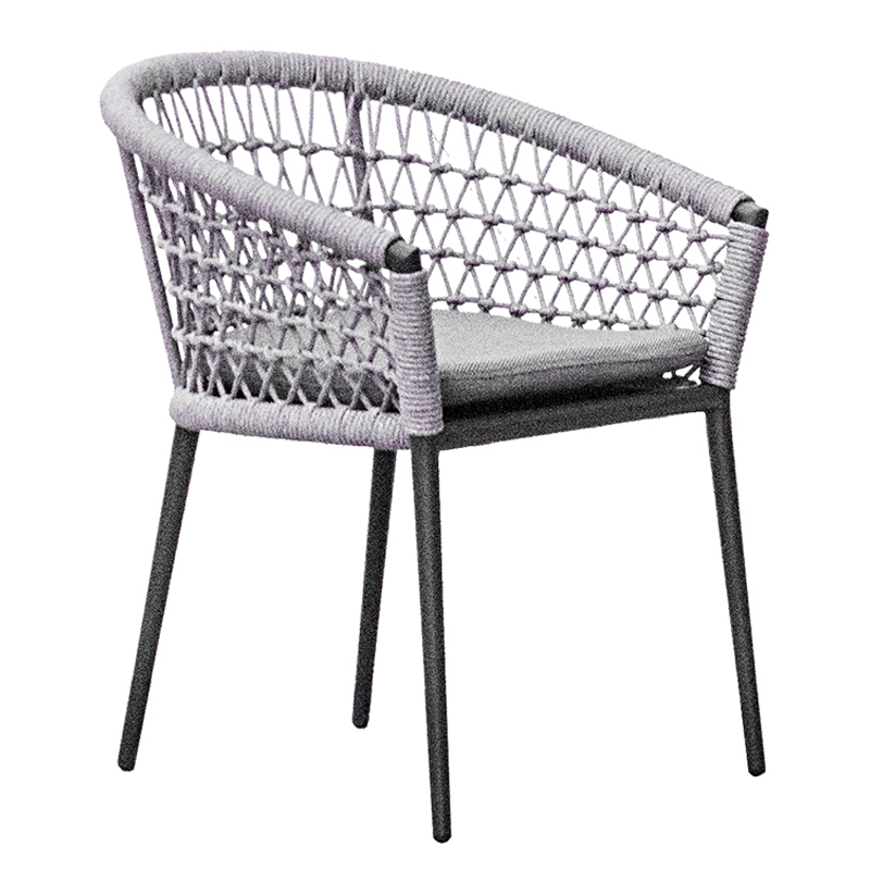 Стул Niels Outdoor Chair Серый Черный Стул Niels Outdoor Chair Серый Черный в Челябинске | Loft Concept