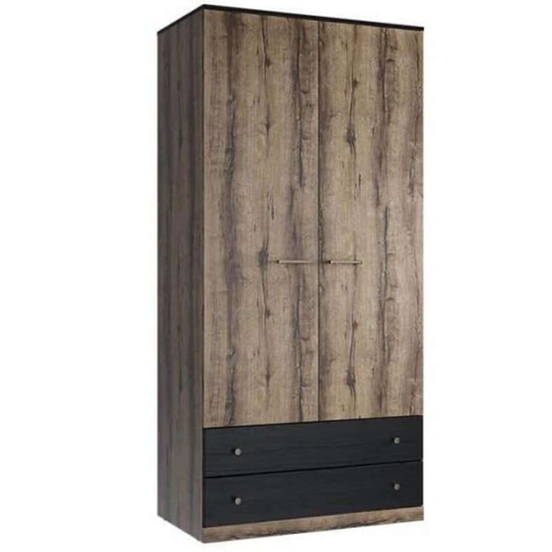 Шкаф Frederick Wardrobe две двери Дуб темный Шкаф Frederick Wardrobe две двери Дуб темный в Челябинске | Loft Concept
