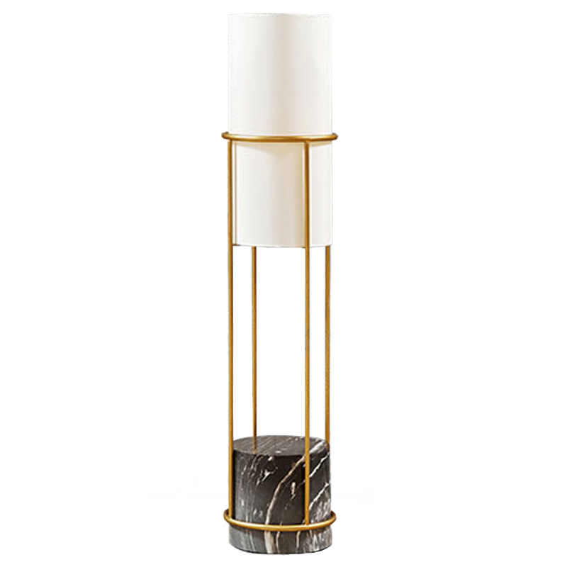 Напольная лампа Delfino Floor lamp Золотой Белый Черный в Челябинске | Loft Concept 