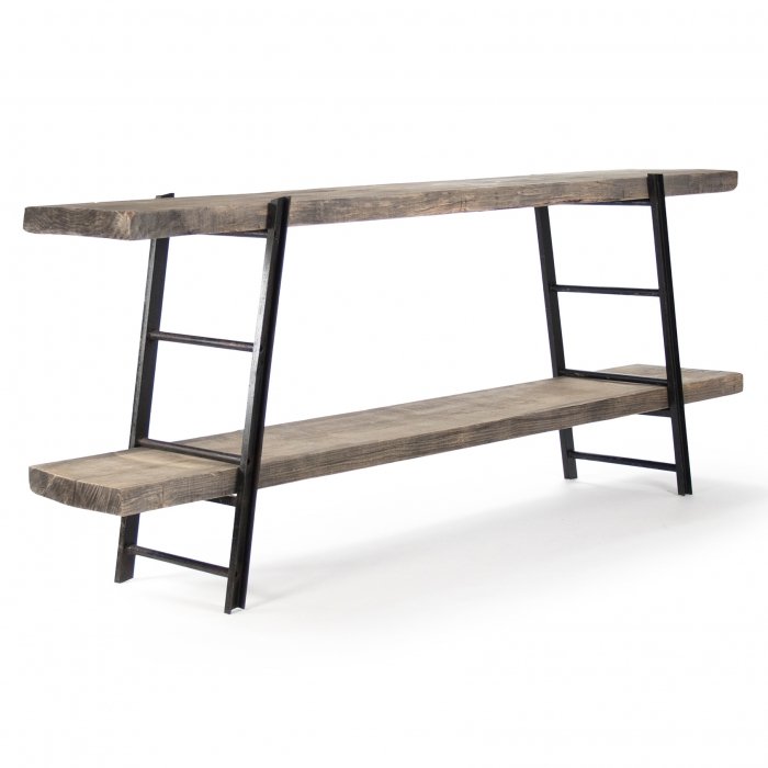 Стеллаж Industrial Iron Rustic Console Стеллаж Industrial Iron Rustic Console в Челябинске | Loft Concept