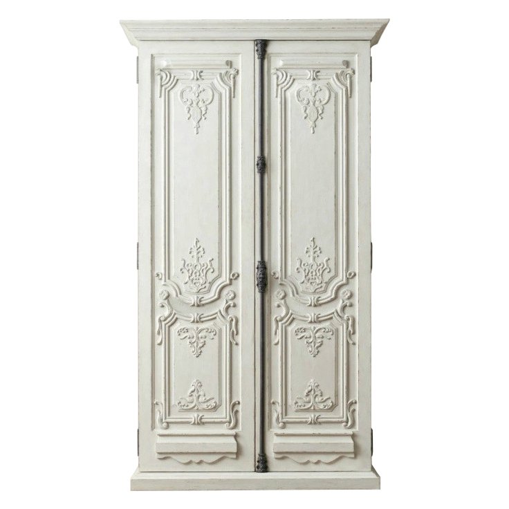 Шкаф French Distressed White Белый Шкаф French Distressed White Белый в Челябинске | Loft Concept