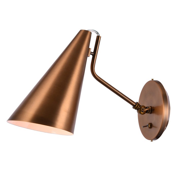 Бра VC light CLEMENTE wall lamp copper Медь Бра VC light CLEMENTE wall lamp copper Медь в Челябинске | Loft Concept