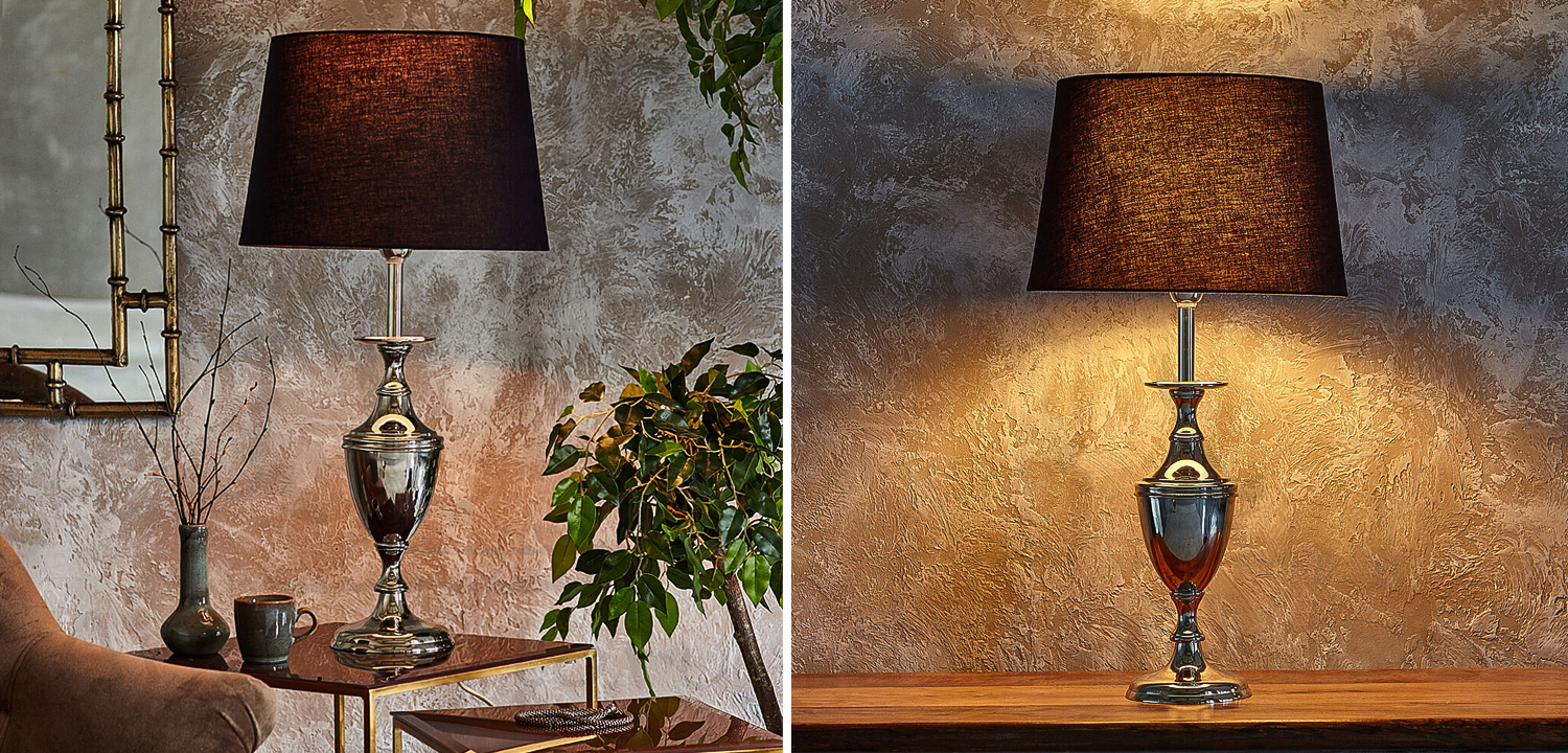 Настольная лампа с абажуром Blake Lampshade Table Lamp - фото