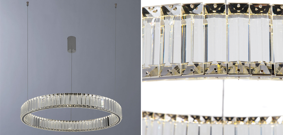 Хрустальная Люстра Crystal Ring Хром Хрустальная Люстра Crystal Ring Хром - Loft-Concept в Челябинске