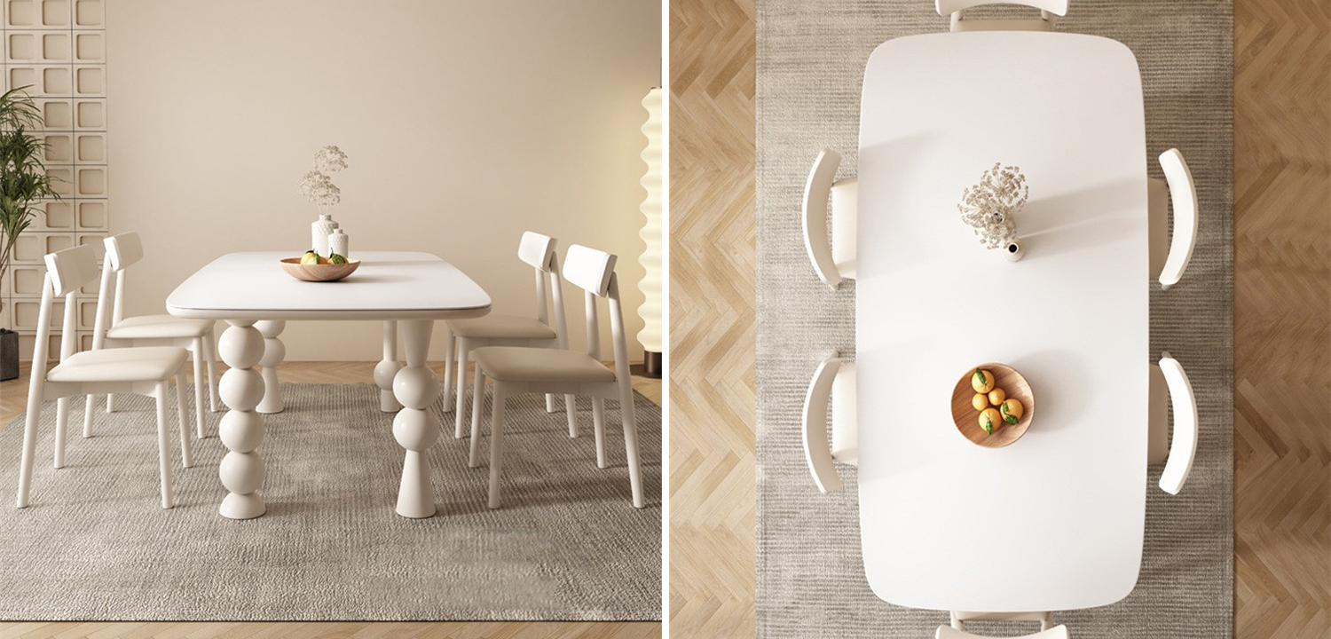 Обеденный стол Raphael Unique Shaped Dining Table - фото №1