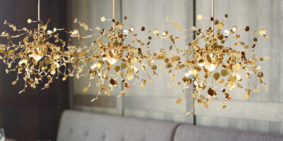 Люстра Terzani Argent Suspension Pendant lamp 40 Gold Люстра Terzani Argent Suspension Pendant lamp 40 Gold - Loft-Concept в Челябинске