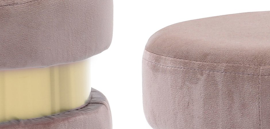 Пуф Golden Belt Dusty Rose Пуф Golden Belt Dusty Rose - Loft-Concept в Челябинске