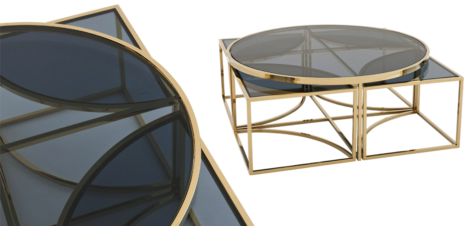 Кофейный стол Eichholtz Coffee Table Padova Gold Кофейный стол Eichholtz Coffee Table Padova Gold - Loft-Concept в Челябинске