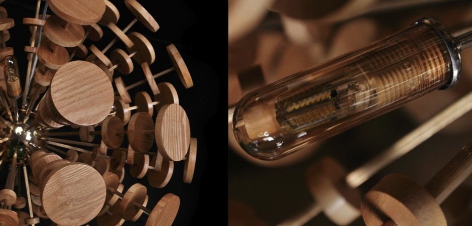 Люстра Wooden Glowworm Sphere Люстра Wooden Glowworm Sphere - Loft-Concept в Челябинске