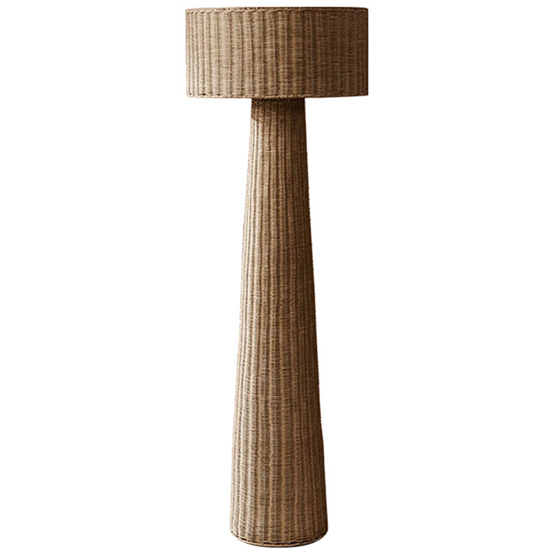 Торшер Wicker Furniture Poe Floor Lamp Коричневый Торшер Wicker Furniture Poe Floor Lamp Коричневый в Челябинске | Loft Concept