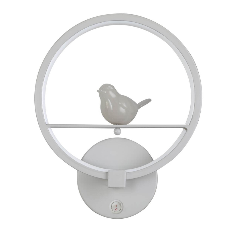 Бра Bird Ring Sconce white Белый Бра Bird Ring Sconce white Белый в Челябинске | Loft Concept