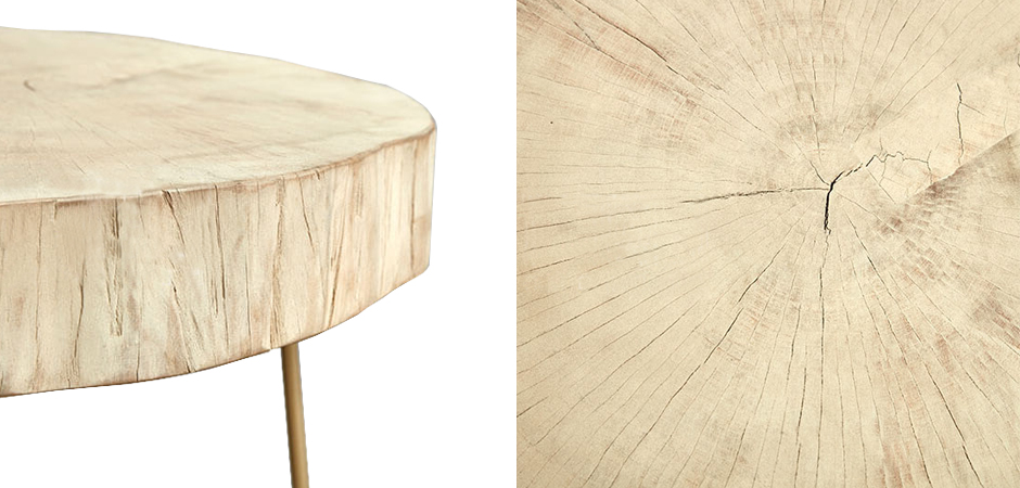 Комплект столиков Saw Cut Beige Wood Coffee Table Комплект столиков Saw Cut Beige Wood Coffee Table - Loft-Concept в Челябинске