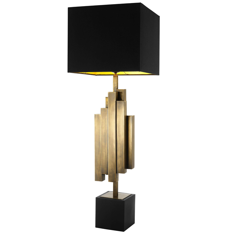 Настольная лампа Eichholtz Table Lamp Beau Rivage Черный Винтажная латунь Настольная лампа Eichholtz Table Lamp Beau Rivage Черный Винтажная латунь в Челябинске | Loft Concept