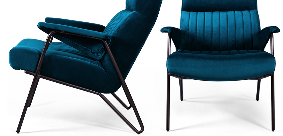 Кресло Solonar blue Кресло Solonar blue - Loft-Concept в Челябинске