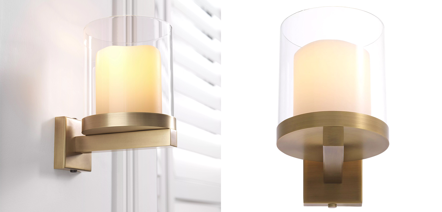 Бра Eichholtz Wall Lamp Donovan Brass - фото