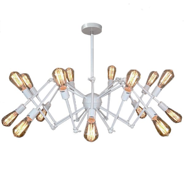 Cветильник Loft Sputnik Chandelier Spider White Белый Cветильник Loft Sputnik Chandelier Spider White Белый в Челябинске | Loft Concept