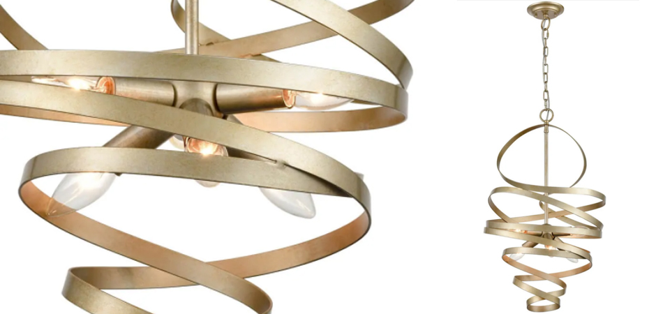 Люстра Metal Curly Ribbon Люстра Metal Curly Ribbon - Loft-Concept в Челябинске