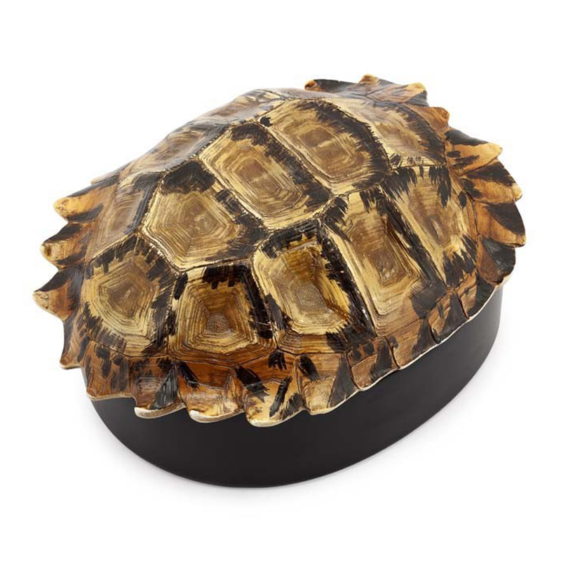 Шкатулка TURTLE BOX DECO Коричневый Черный Шкатулка TURTLE BOX DECO Коричневый Черный в Челябинске | Loft Concept
