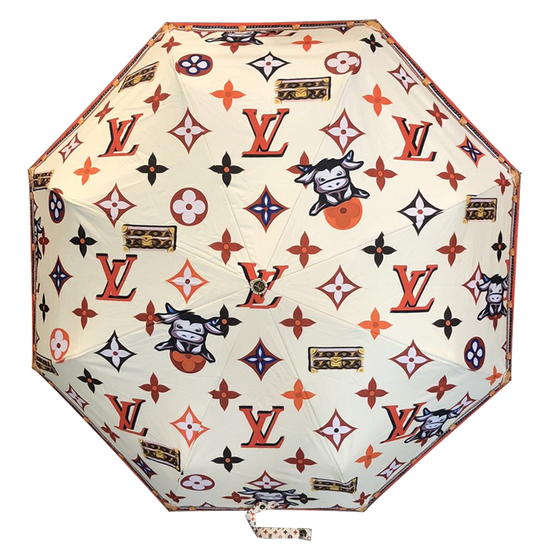 Зонт раскладной LOUIS VUITTON дизайн 005 Бежевый цвет Бежевый Оранжевый Зонт раскладной LOUIS VUITTON дизайн 005 Бежевый цвет Бежевый Оранжевый в Челябинске | Loft Concept