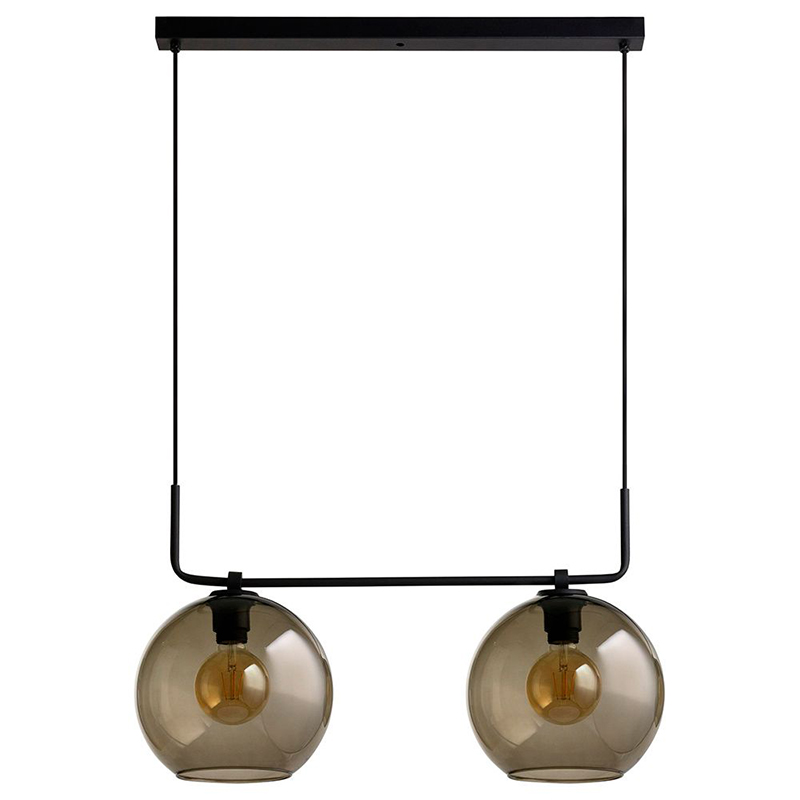 Люстра Franco Line Lamp Черный Янтарный Люстра Franco Line Lamp Черный Янтарный в Челябинске | Loft Concept