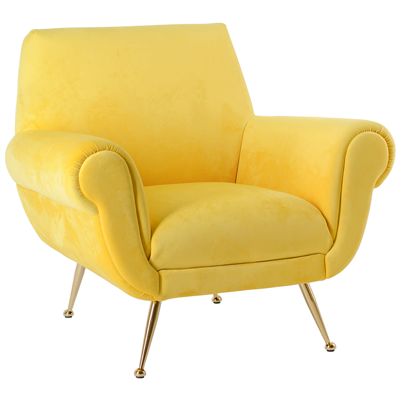 Кресло Lounge Chair Gigi Radice yellow Желтый Кресло Lounge Chair Gigi Radice yellow Желтый в Челябинске | Loft Concept