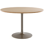 Круглый обеденный стол на одной ножке Remo Round Dining Table варинант исполнения - 1 | Loft Concept в Челябинске