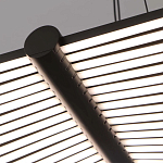 Люстра в виде распахнутых крыльев из тонких металлических планок Flight of Freedom варинант исполнения - 11 | Loft Concept в Челябинске