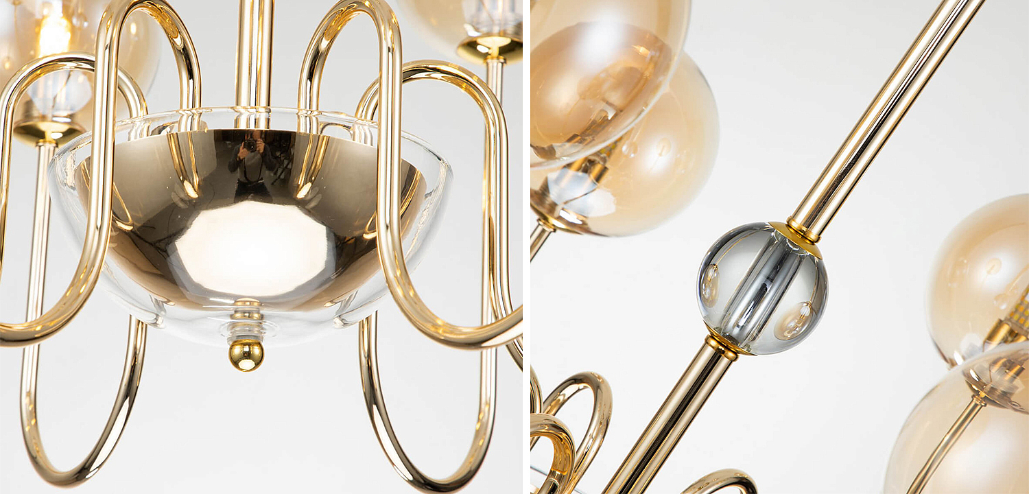Люстра Sheiry Glass Ball Chandelier 6 Люстра Sheiry Glass Ball Chandelier 6 - Loft-Concept в Челябинске