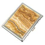 Портсигар с газовой зажигалкой из натурального камня Оникс Stone Cigarettes Cases варинант исполнения - 1 | Loft Concept в Челябинске