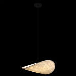 Подвесной светильник с белым тканевым плафоном в форме облака Crystal Cloud Junction варинант исполнения - 3 | Loft Concept в Челябинске