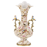 Ваза из фарфора с бронзовыми вставками Eden Garden варинант исполнения - 1 | Loft Concept в Челябинске