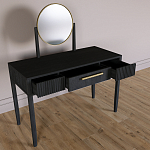 Туалетный Стол с зеркалом Primo Черный дуб варинант исполнения - 8 | Loft Concept в Челябинске