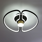 Потолочный светильник черного цвета круглой формы Luke Lampco Tracer Lamp варинант исполнения - 2 | Loft Concept в Челябинске