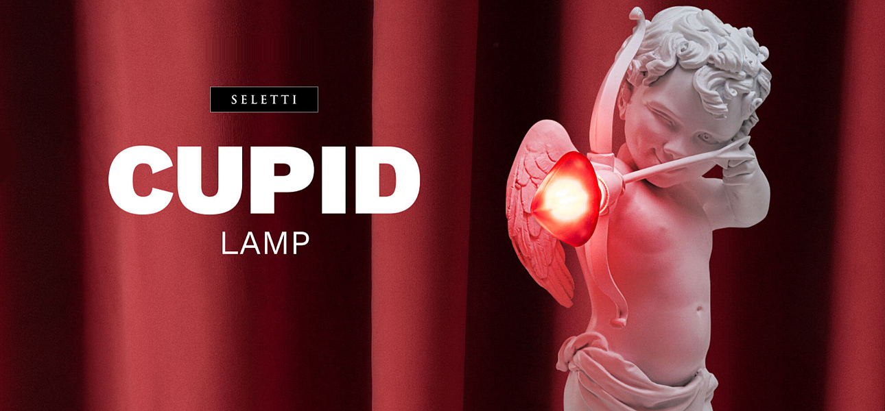Настольная лампа Купидон со стрелой Seletti Cupid Lamp Настольная лампа Купидон со стрелой Seletti Cupid Lamp - Loft-Concept в Челябинске