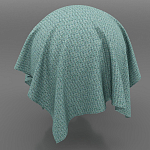 Мебельная ткань Шенилл бирюзовый цвет 142 см T4-61 варинант исполнения - 12 | Loft Concept в Челябинске