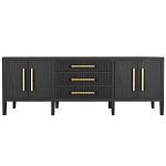 Большая VT-тумба Primo шпон Черный дуб варинант исполнения - 1 | Loft Concept в Челябинске